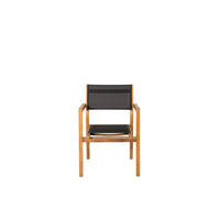GARTENSTUHL 2er Set Schwarz - Schwarz, Holzwerkstoff (61/85/60cm) - ebuy24