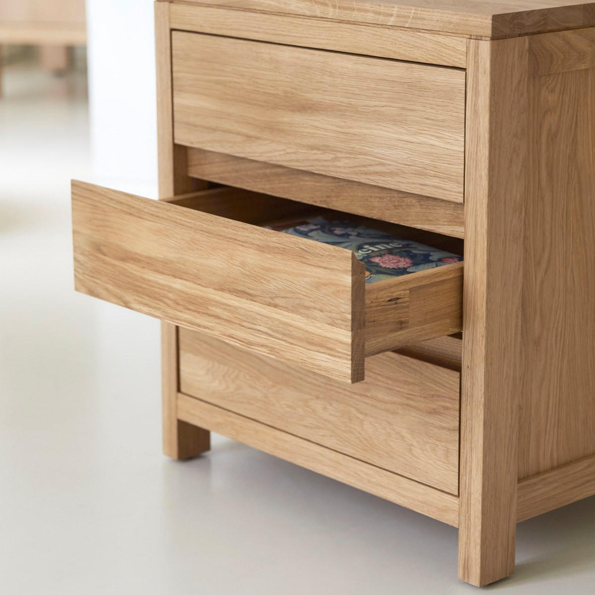 SCHREIBTISCH Eden Natur aus Eiche - Naturfarben, Holz (60/160/74cm) - Tikamoon