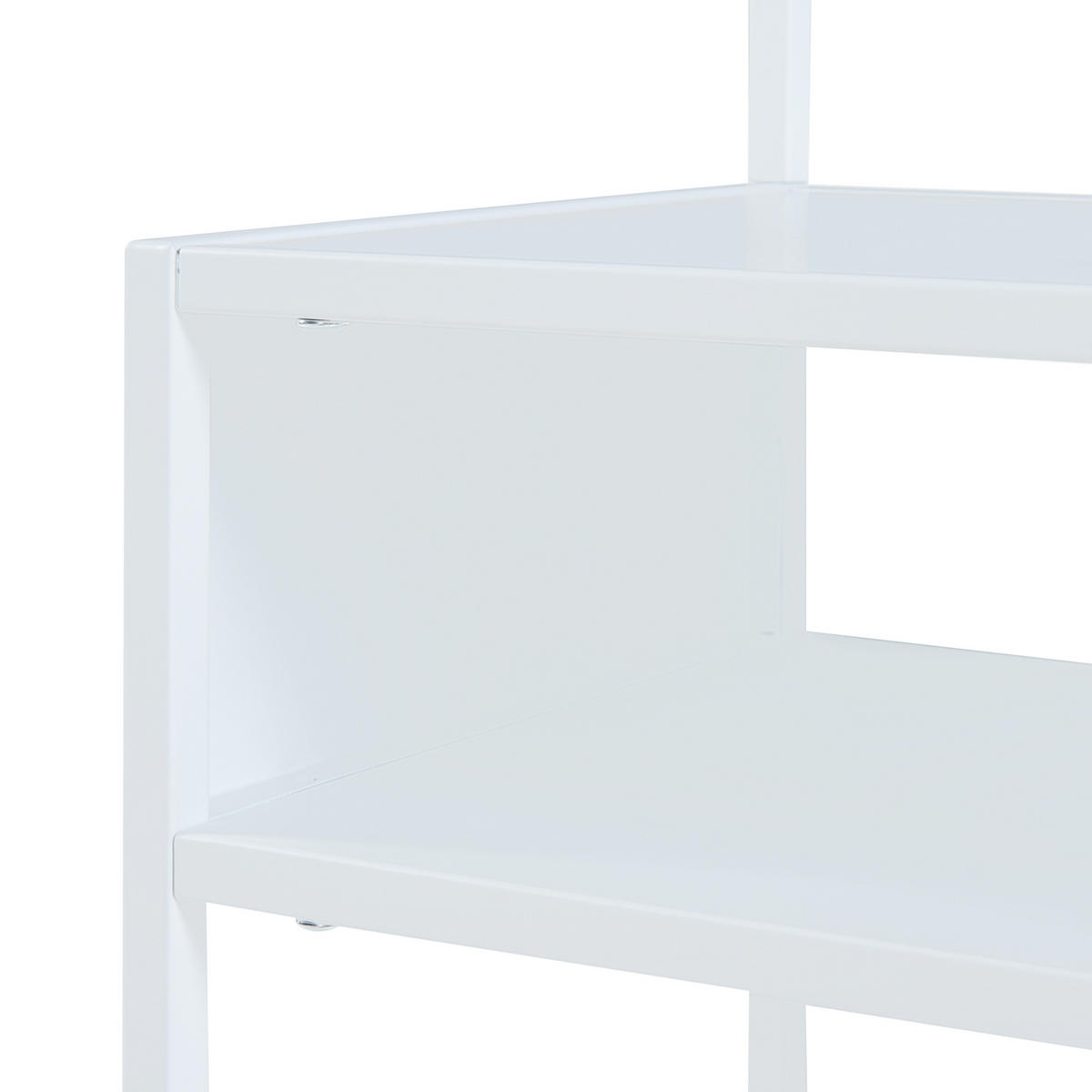 BEISTELLTISCH Riihimäki - Weiß, Metall (30/40/65cm) - [en.casa]