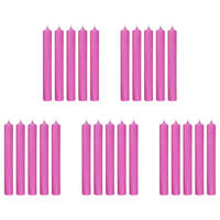STABKERZE (25er Set) Rainbow - Pink, Paraffin (2.2/18/2.2cm) - Butlers