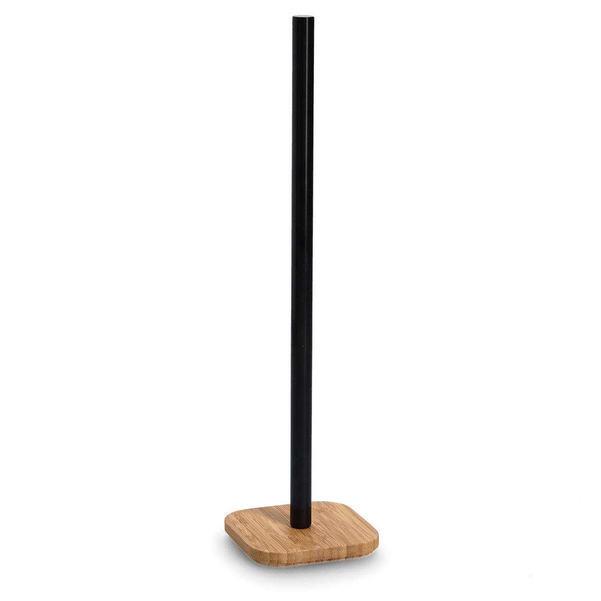WC-ROLLENHALTER - Bambus / Schwarz - Naturfarben, Holz (9.5/35.5/9.5cm) - Zeller Present
