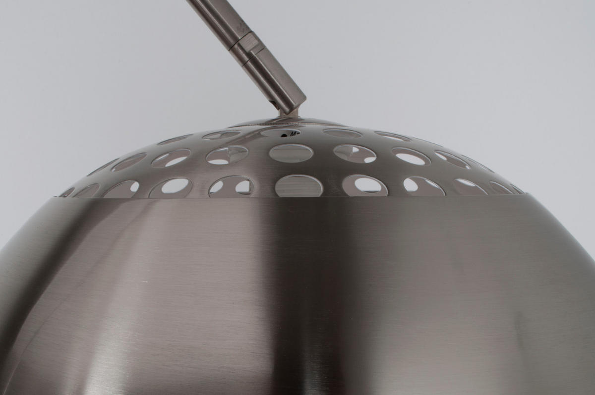 STEHLAMPE Metal Bow - Silber - 39/170/205 cm - Silberfarben, Metall (39/170/205cm)