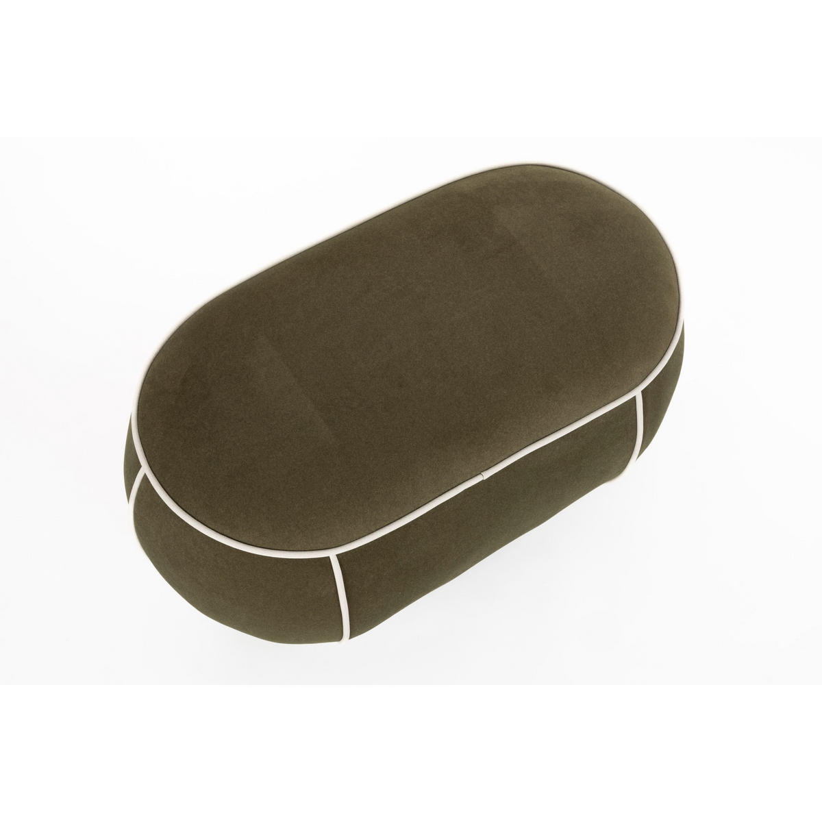 SITZBANK Marina Hocker M Grün - Grün, Kunststoff (77.5/49/45.5cm) - Housecraft Living