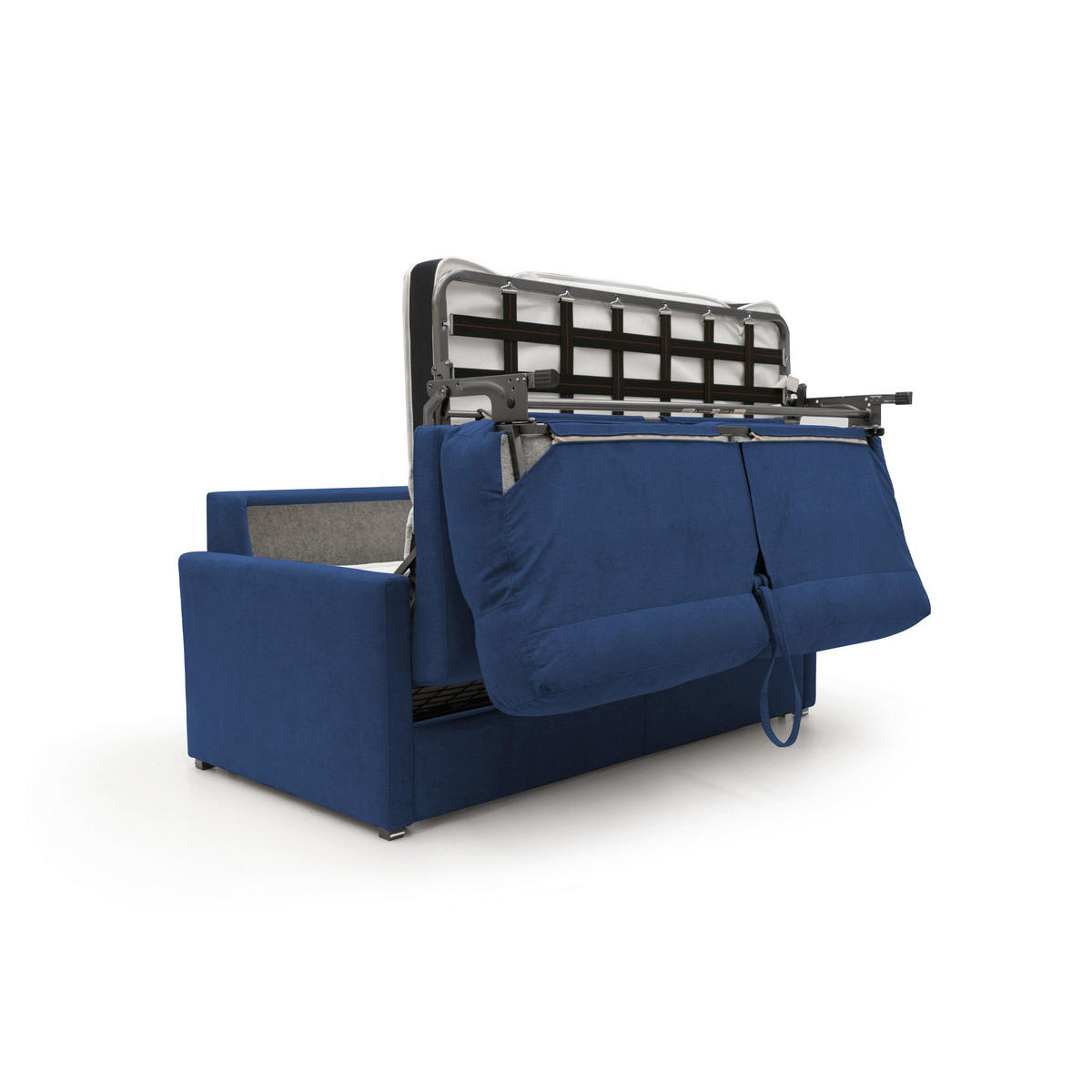 SCHLAFSOFA Margot - Blau, Textil (196/102/97cm) - Divani.store