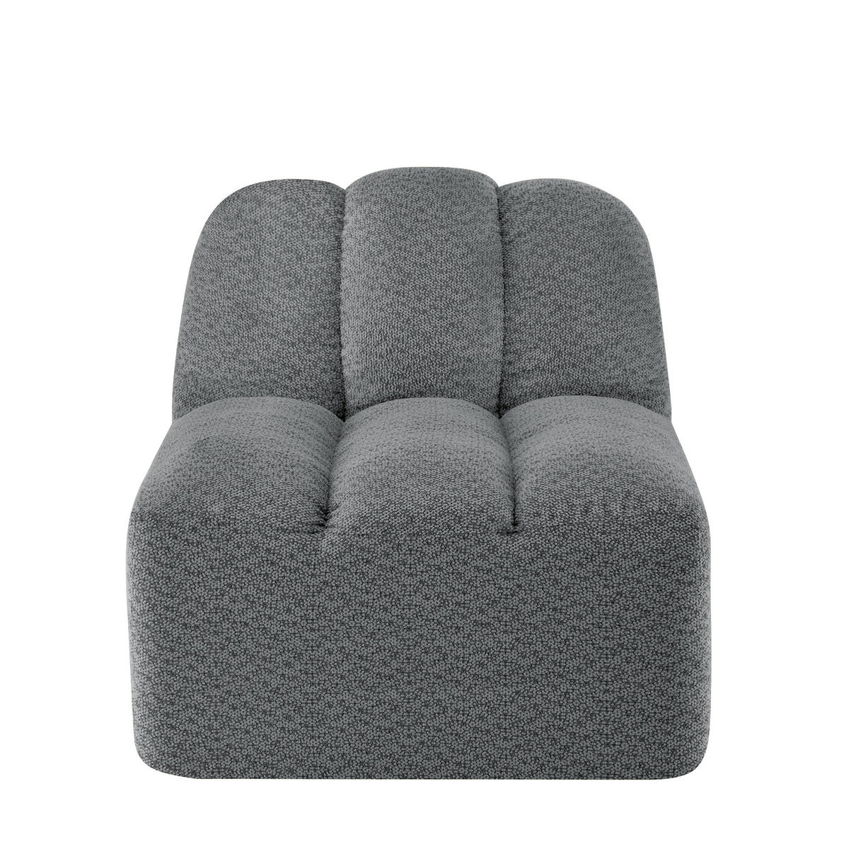 SESSEL ohne Armlehnen aus Granular Fleece, DE-42651, Grau - Grau, Textil (78/79/104cm) - ComfortXL