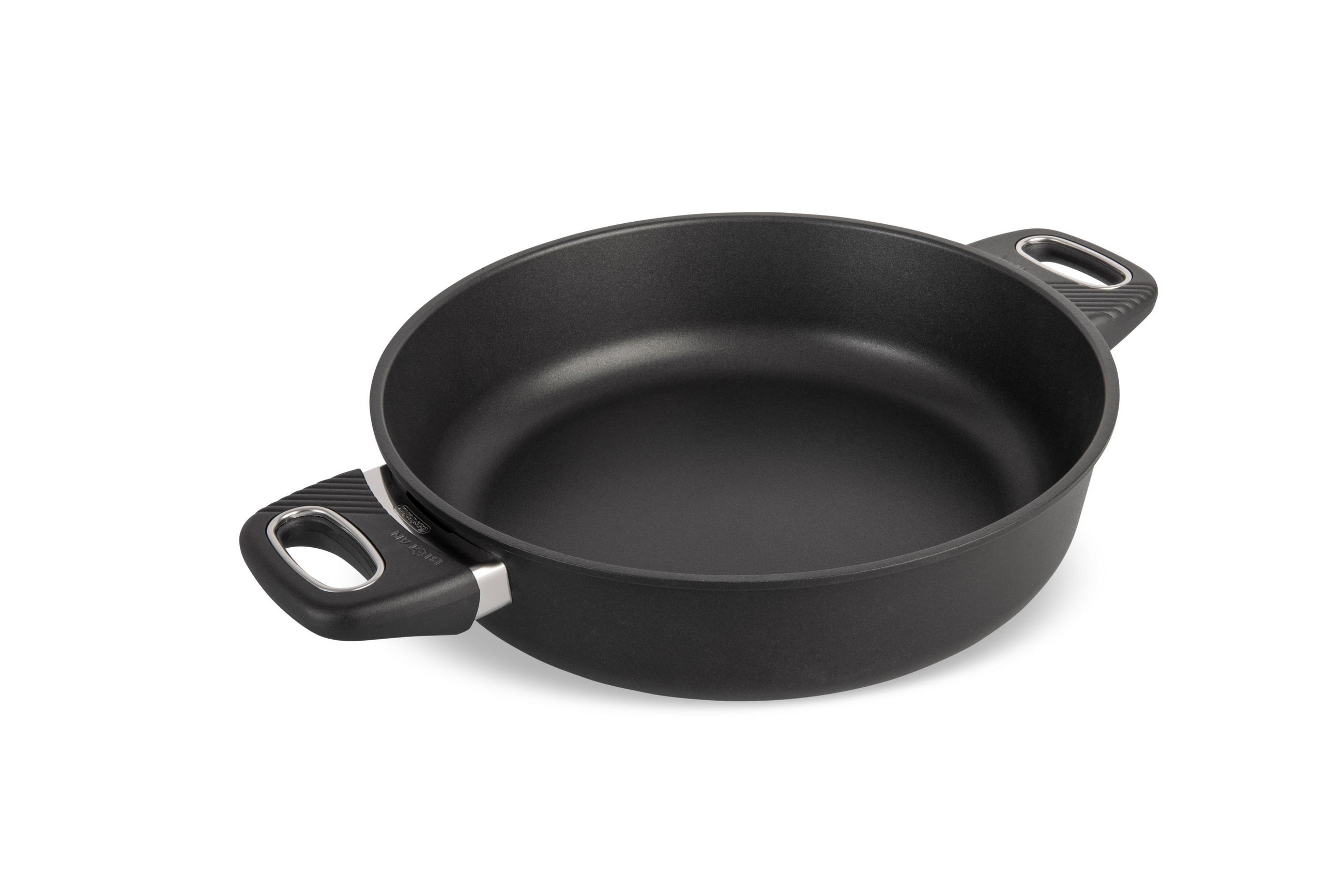SERVIERPFANNE INDUKTION ⌀28cm - Schwarz, Kunststoff/Metall (28cm) - Gastrolux