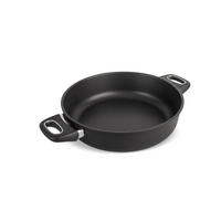 SERVIERPFANNE INDUKTION ⌀28cm - Schwarz, Kunststoff/Metall (28cm) - Gastrolux