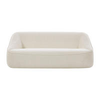SOFA - 3 Personen - stoff - beige Kireba - Beige, Textil (203/74/103cm) - Vente-Unique