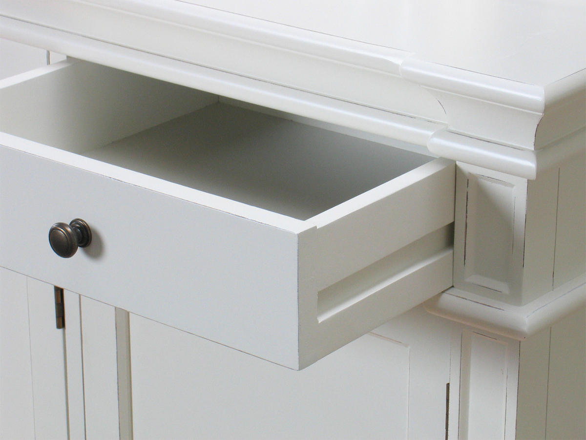 SIDEBOARD antik weiß - Weiß, Holzwerkstoff (142/86/45cm) - ebuy24