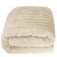 BADETUCH London Natur 100x200 cm - Naturfarben, Textil (100/200cm) - Lashuma