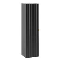 VISEČA OMARA Lexa Črna - črna, leseni material (34.5/130/31.8cm) - Petits-meubles