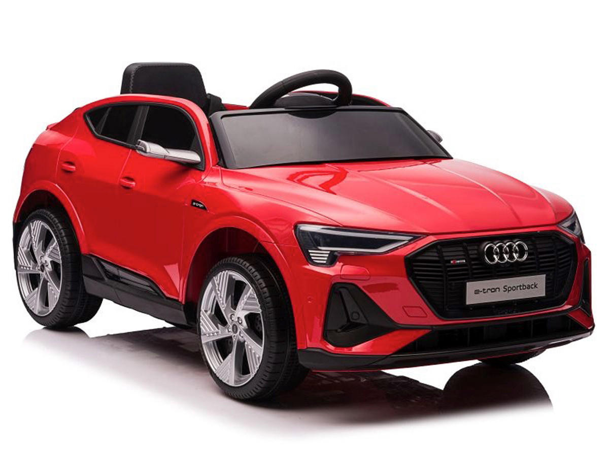KINDER ELEKTROAUTO Audi e-tron rot - Rot, Kunststoff (108/60/47cm) - TPFLiving