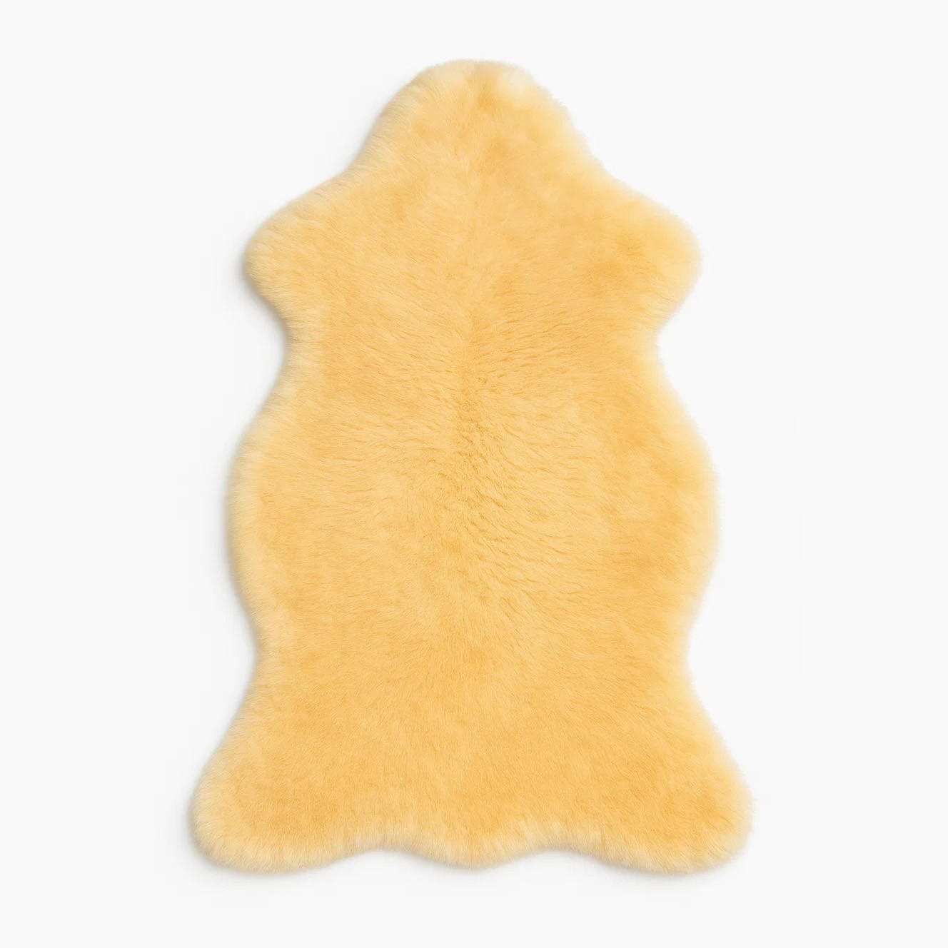 SCHAFFELL Medizinisch gegerbt – Wascharte US Merino Weiß ca. 130 cm - Creme/Weiß, Fell (70/130cm) - Provellus