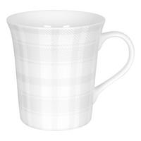 KAFFEEBECHER White Silence Tartan - Naturfarben, Keramik (0.31L) - Könitz