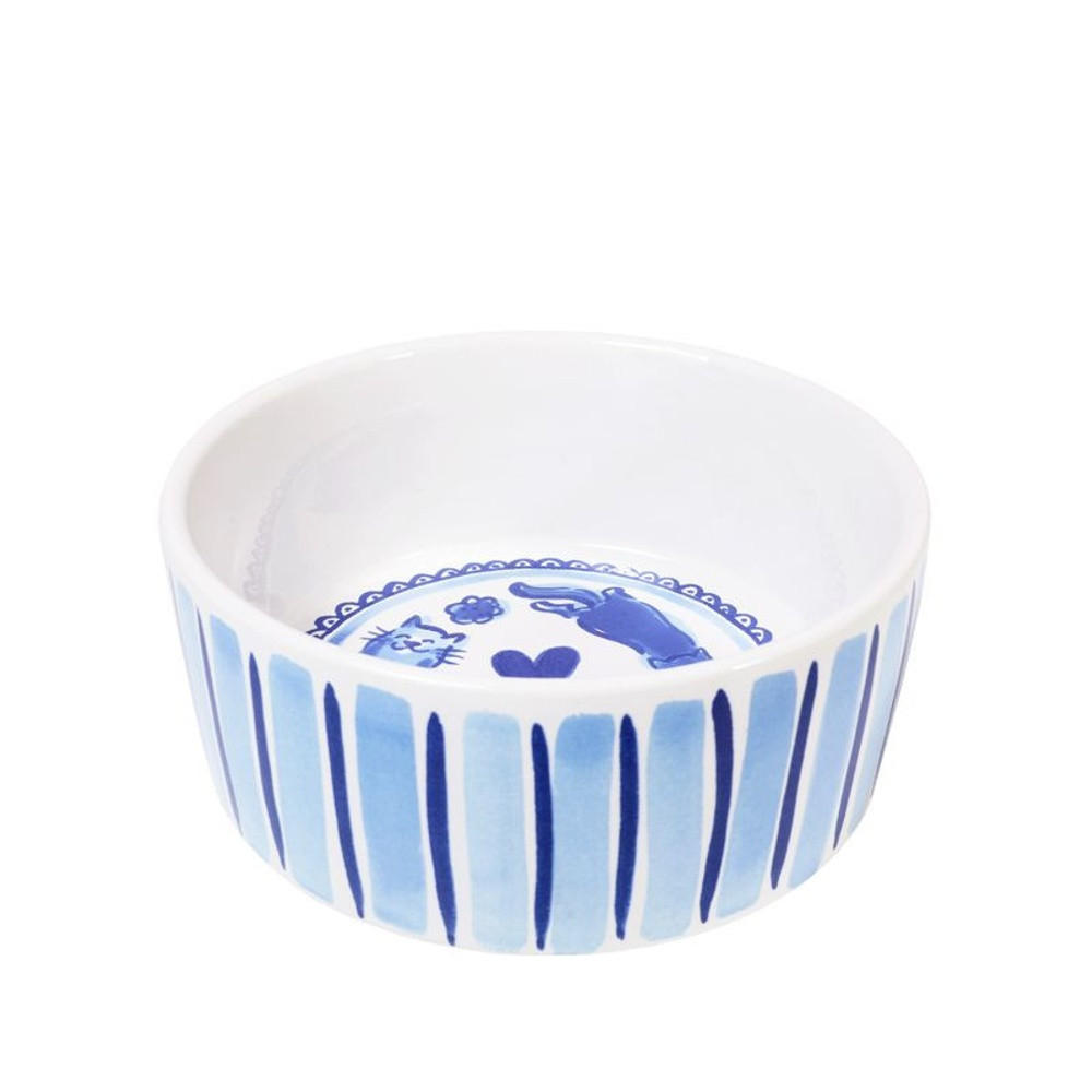FUTTERNÄPFE Delfts Blond Katze in Blau - 15,5cm - Multicolor, Keramik (15.7/15.4/6.6cm) - Blond Amsterdam