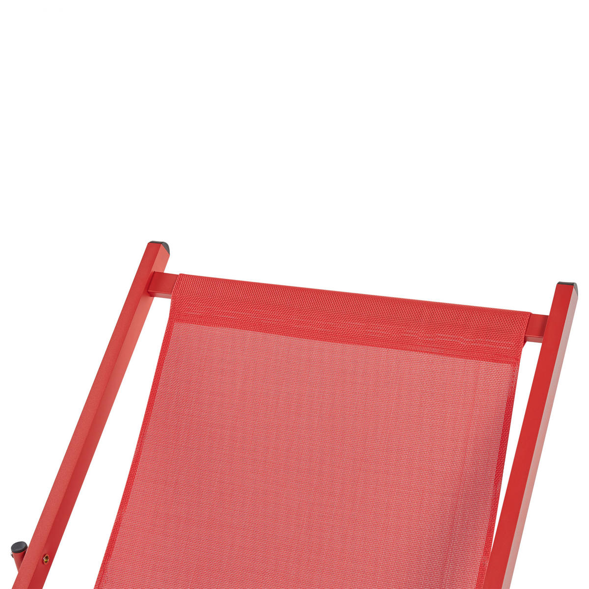 GARTENSTUHL Rot Locri II - Rot, Metall (60/79/95cm) - Beliani