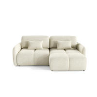 ECKSOFA Cremeweiß - Weiß, Holz (240/165cm) - Petits-meubles