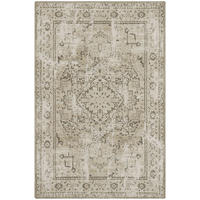VINTAGE-TEPPICH mit pastellgrünem Blumenmuster Carry 67x100 cm - Beige, Textil (67/100cm) - Nazar Rugs