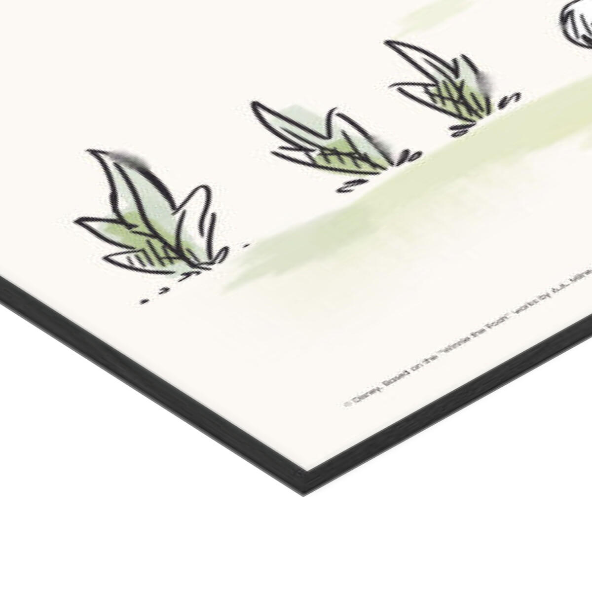 POSTER mit Rahmen Disney - Disney - Rabbit Harvesting Carrots - Beige/Schwarz, Holz/Papier (50/70cm) - Poster&Frame