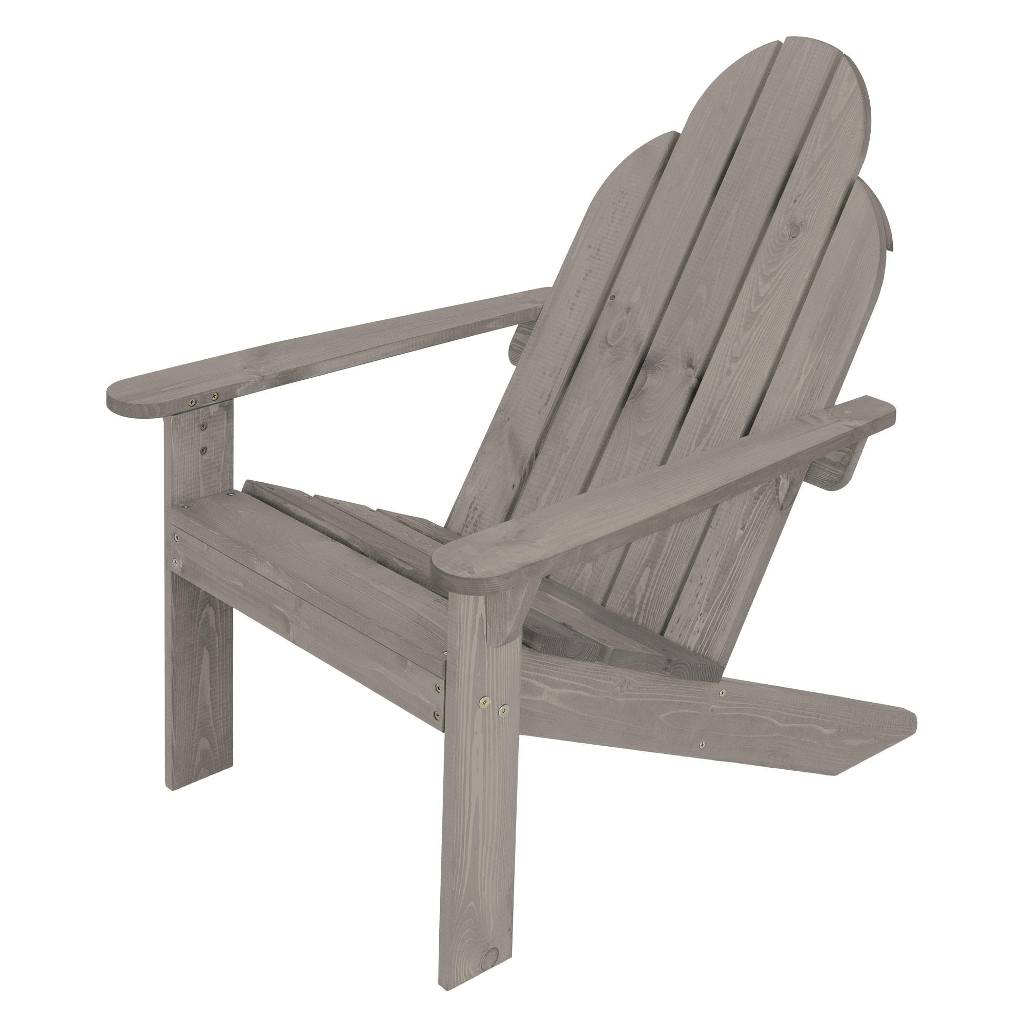 GARTENSTUHL Massivholz, Grau - Grau, Holz (89/92.5/70cm) - ML-DESIGN