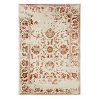 VINTAGE-TEPPICH Suki 200/300 cm - Creme/Orange, Kunststoff (200/300cm) - benuta
