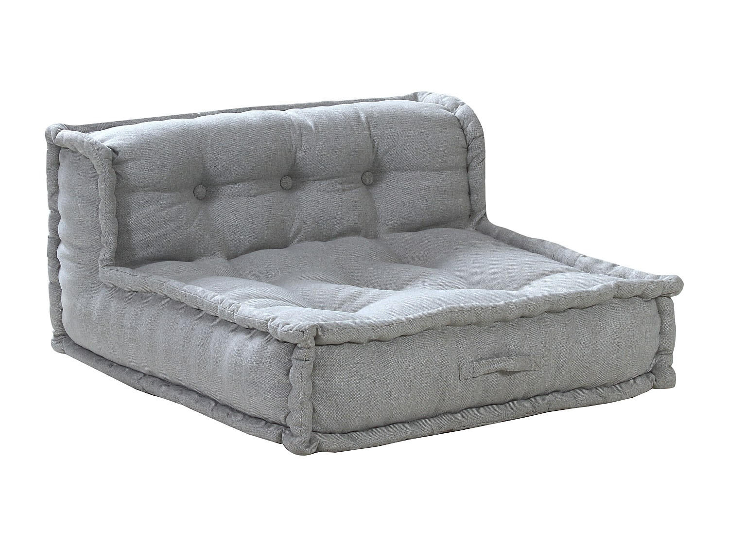 SESSEL mit gerader Rückenlehne - 1 Person - stoff - grau Dirola - Grau, Textil (80/43/80cm) - Vente-Unique