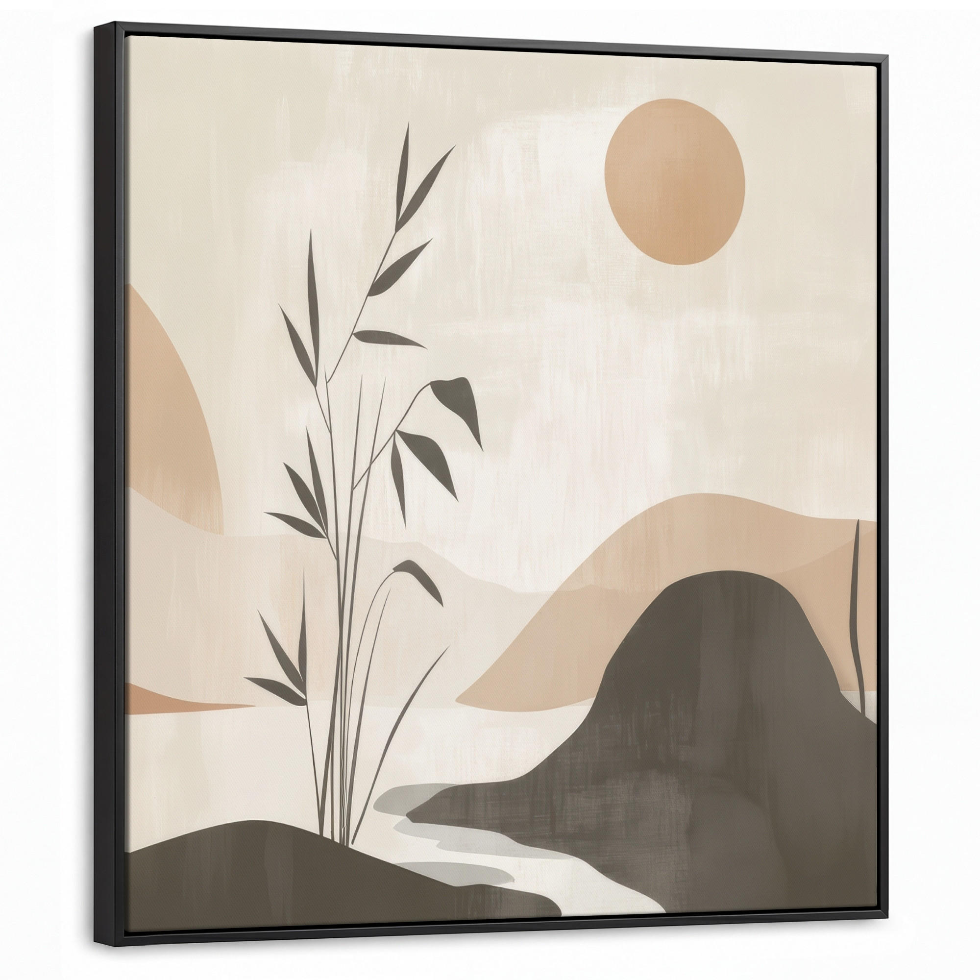 MuchoWow Leinwand Cognac 90x90 cm