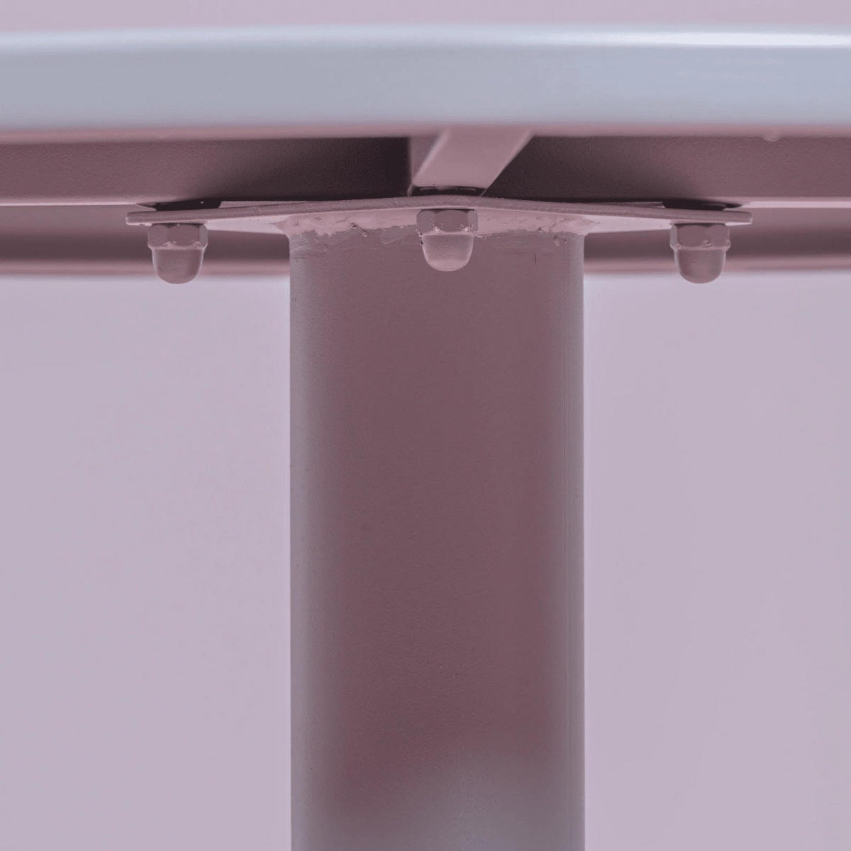 STEHTISCH Rund Grau 70/70/77 cm - Grau, Metall (70/70/77cm) - Nest Dream