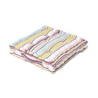 SITZKISSEN Osaka bunt gestreift 40/40/8 cm - Grün, Textil (40/40/8cm) - Homescapes