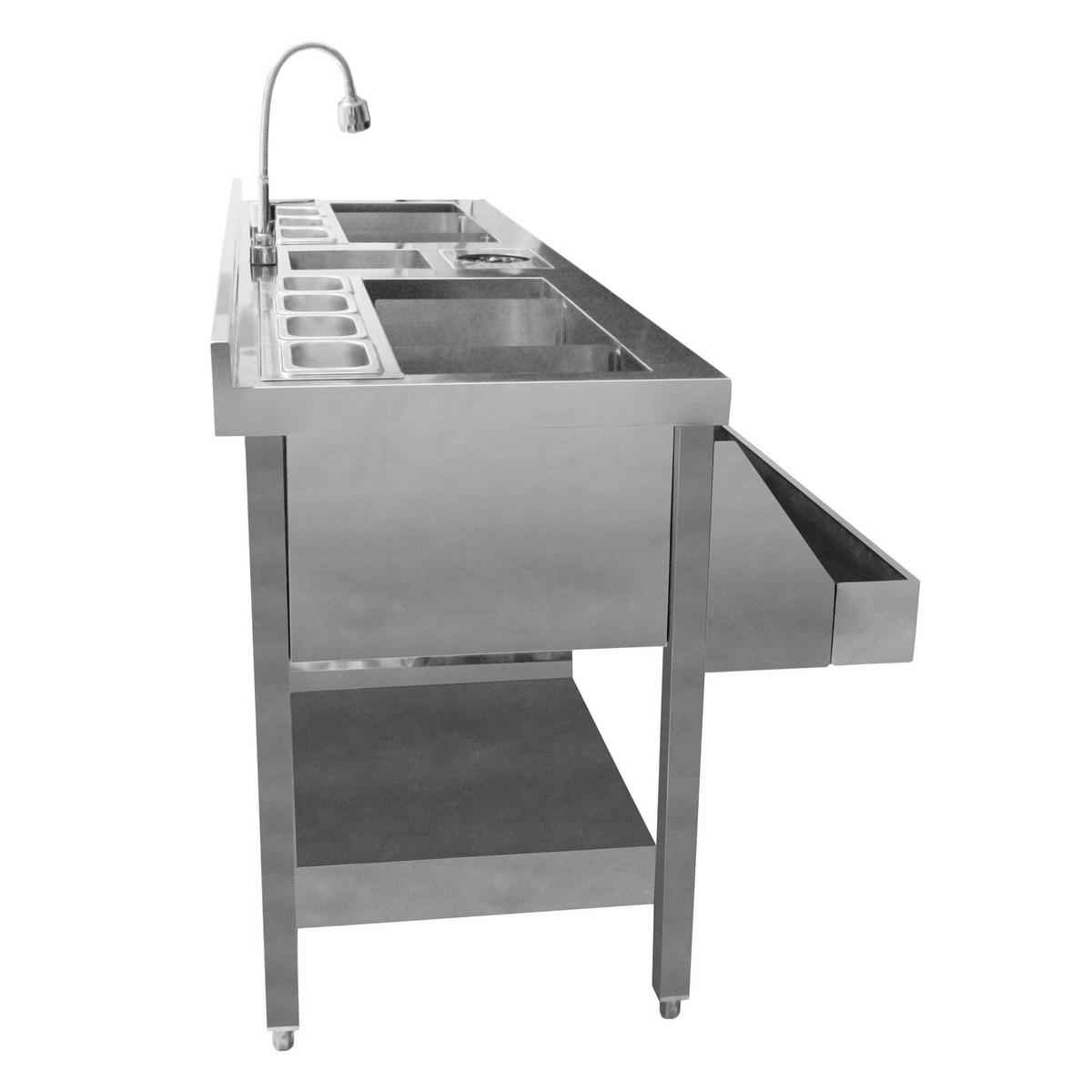 COCKTAIL BAR STATION - Alufarben, Metall (1/1/1cm) - Monstershop