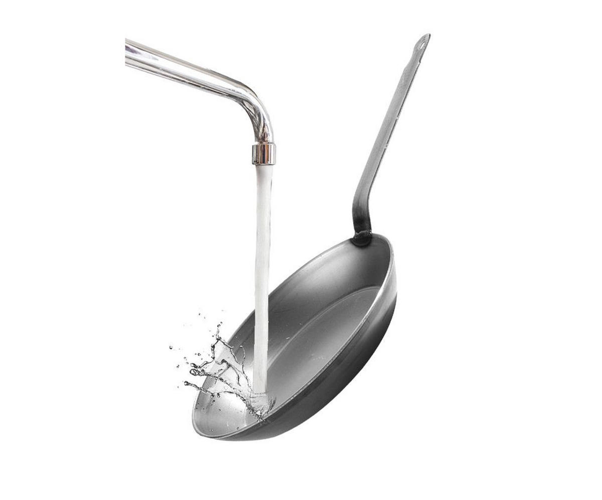 PFANNE 3441841 - Silberfarben, Metall (25/30/25cm) - Hendi