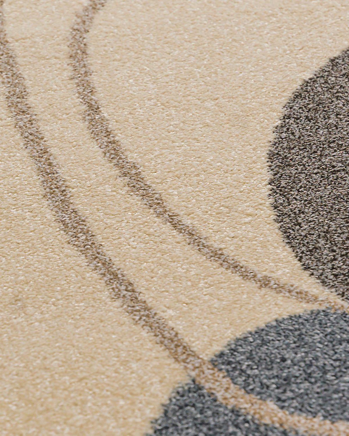 TEPPICH Beige Geometrisch In-Outdoor Pflanzlich Kurzflor Rechteckig 120 x 170 cm - Beige/Multicolor, Textil (120/170cm) - Mazovia