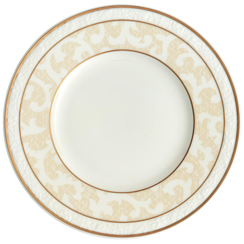 BROTTELLER Ivoire weiß-gold ø 18 cm - Goldfarben/Weiß, Keramik (18cm) - Villeroy & Boch