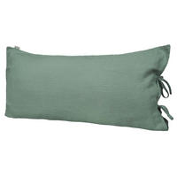 KISSENBEZUG reines Leinen natural-mint 40/80 cm - Mintgrün, Naturmaterialien (40/80cm) - beties Heimtextil