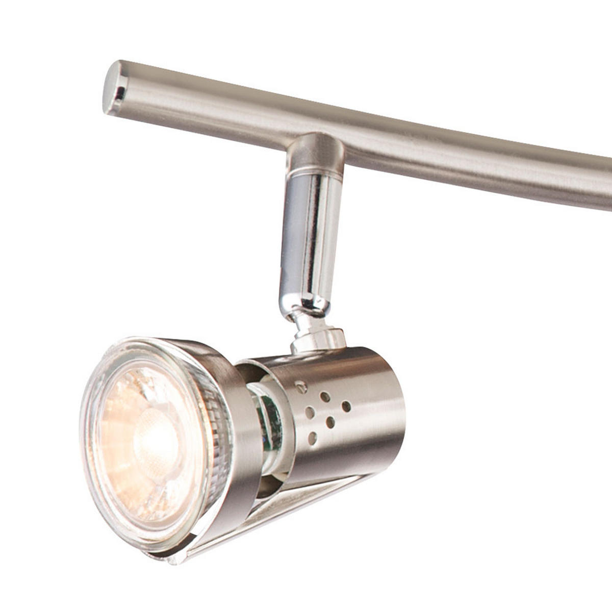 LED DECKENLEUCHTE Chrom Silber - Silberfarben, Glas (70/8.5/15cm) - Globo Lighting