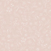 TAPETE Fairy Wonders - Pink/Weiß, Papier/Kunststoff (53/1000cm) - Little Dutch