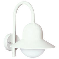 AUSSENLEUCHTE MIT BEWEGUNGSMELDER Weiß - Weiß, Metall (13.5/34.5/13.5cm) - click-licht
