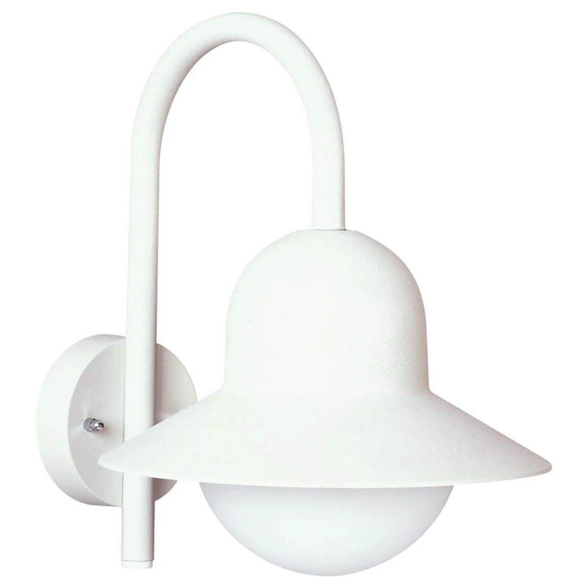 AUSSENLEUCHTE MIT BEWEGUNGSMELDER Weiß - Weiß, Metall (13.5/34.5/13.5cm) - click-licht