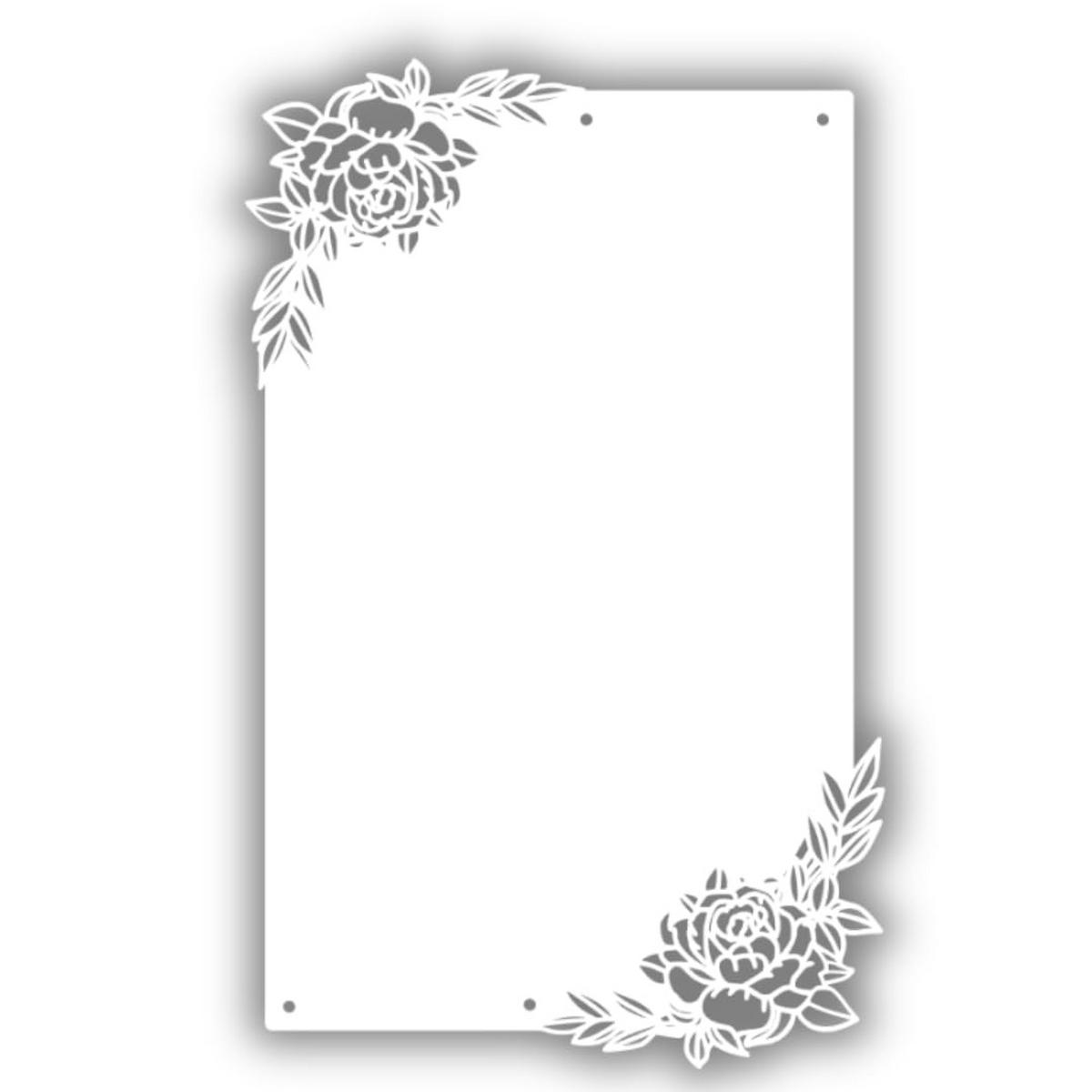 MAGNETTAFEL Klein & Groß Weiß 30x50 cm - Weiß, Metall (30/50/0.7cm) - ANWICAR