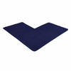 ECKBADEMATTE PARIS - Dunkelblau, Textil (100/100cm) - WohnDirect