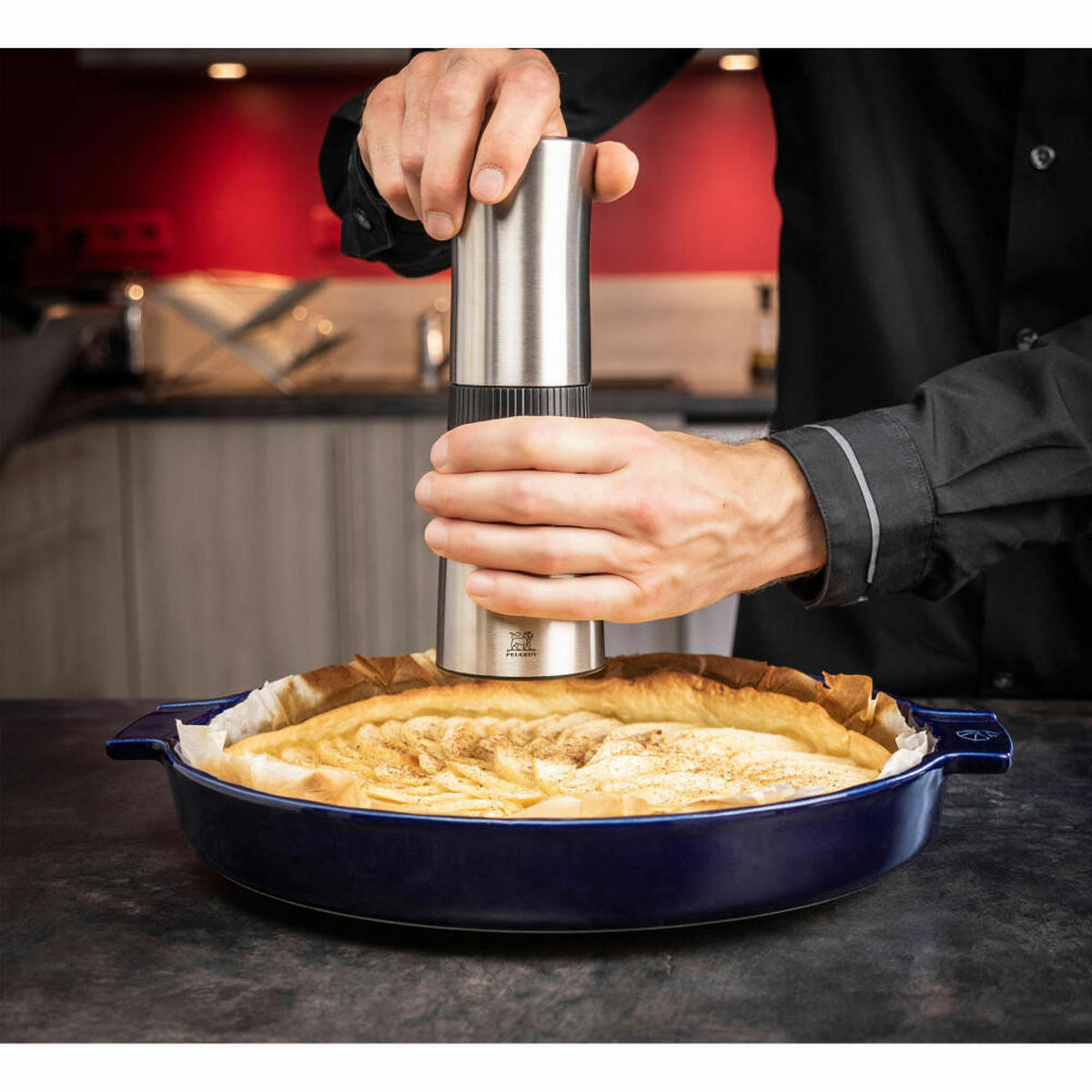 ZIMTMÜHLE Lanka 22cm Edelstahl Stahlmahlwerk - Grau, Metall (7/22/7cm) - PEUGEOT