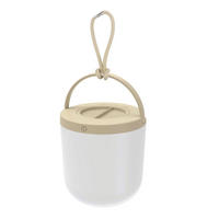 LED-LEUCHTE Dimmbar warmweiß batteriebetrieben mit Schlaufe IP44 3000K 80lm beige - Beige, Kunststoff (13/13/21cm) - Northpoint