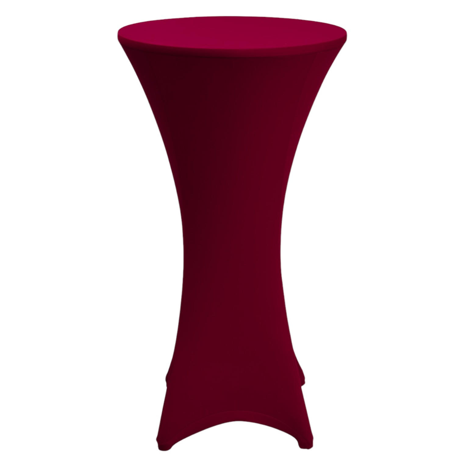 Beautissu Stehtischhusse Bordeaux 60x120 cm