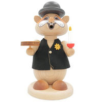 RAUCHFIGUR Hamster Gratulant 18 cm - Multicolor, Metall (12/18/0.1cm)