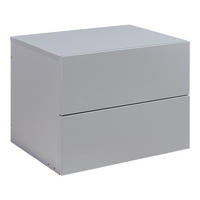 WANDREGAL Ampfing - Hellgrau, Holzwerkstoff (40/30/29cm) - [en.casa]