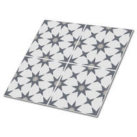 FLIESENAUFKLEBER 9 Stück 30x30 cm selbstklebend Konstellation - Grau, Textil (30/1.6/30cm) - TULUP