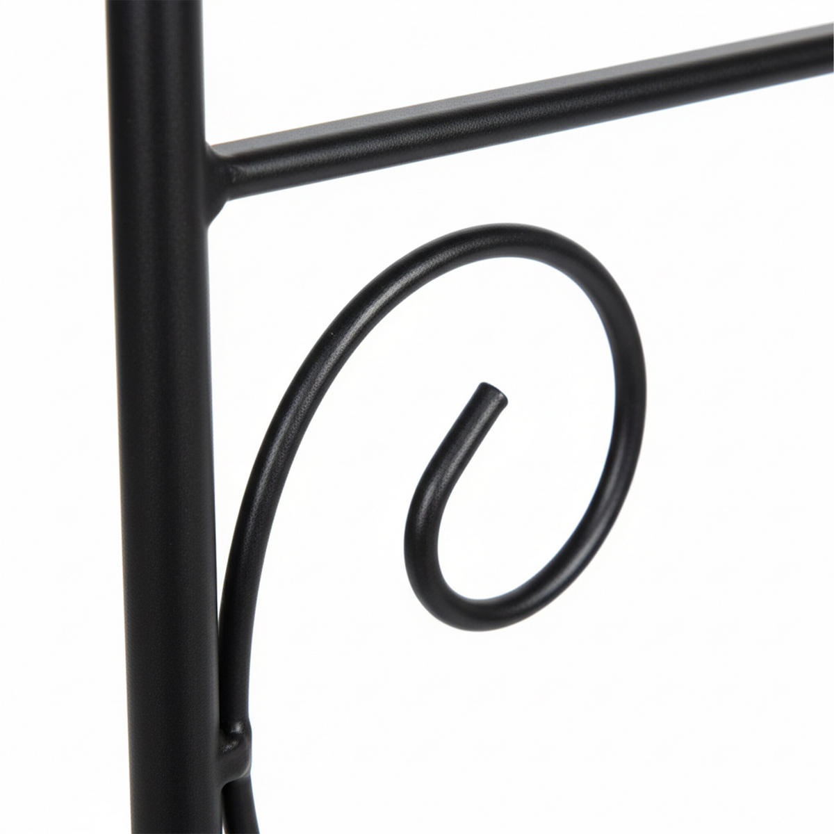 RANKGITTER Schwarz 2er-Set Stahl 116x50 cm - Schwarz, Metall (50/116/1cm) - Relaxdays