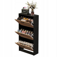 SCHUHSCHRANK, braun 28/50/115 cm - Ahornfarben/Braun, Holzwerkstoff (28/115/50cm)
