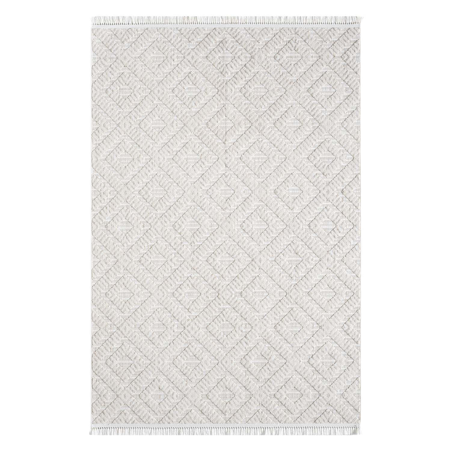 KURZFLOR-TEPPICH Clasico 8927 Creme 160x230 cm - Creme, Textil (160/230cm) - carpet city
