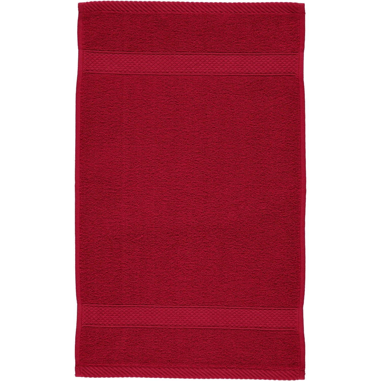 GÄSTETUCH DIAMANT BORDEAUX - 280 - Rot, Textil (30/50cm) - Egeria